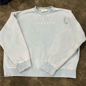 YoungLA Men's Sky Blue Crewneck Sweater
